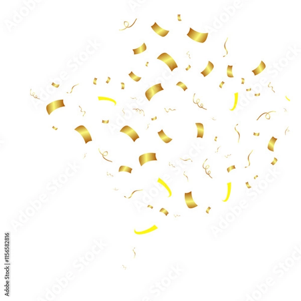 Obraz Flying Golden Confeti