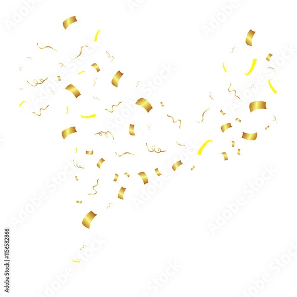 Obraz Flying Golden Confeti