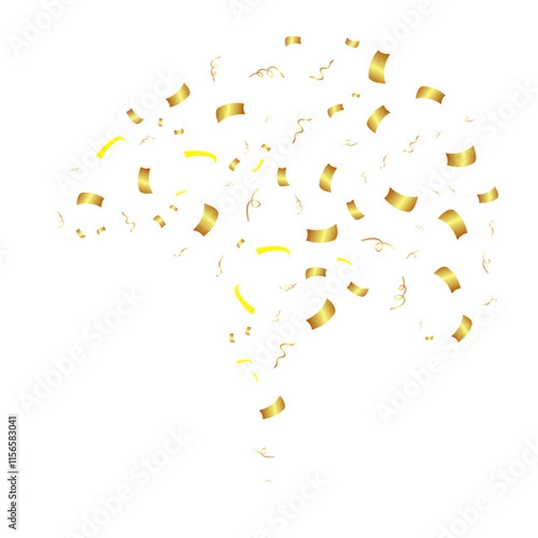 Obraz Flying Golden Confeti