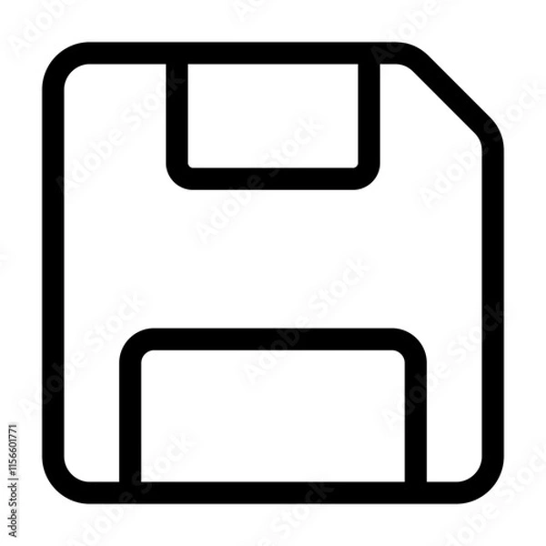 Obraz Icon floppy disk vector illustration design. Eps 10. 