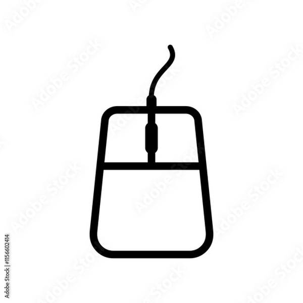 Obraz Icon mouse vector illustrarion design. Eps 10.