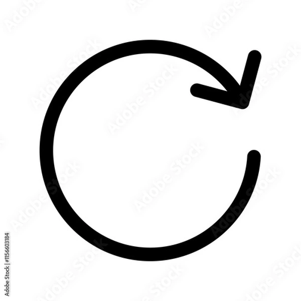 Obraz Icon refresh vector illustration design. Eps 10.