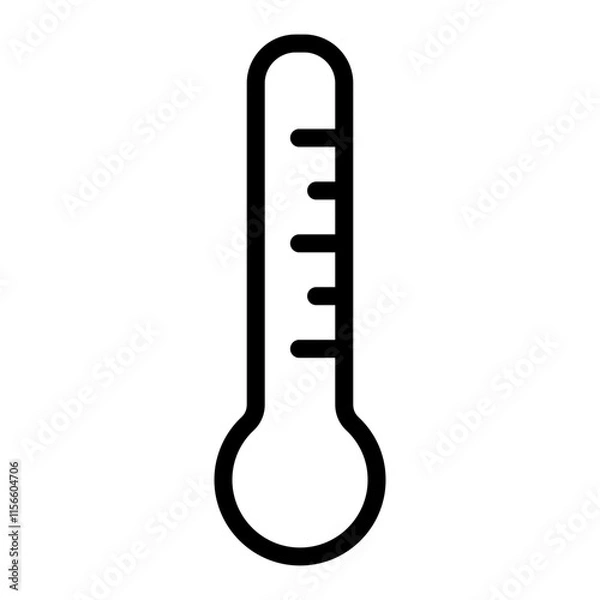 Obraz Thermometer icon vector illustration design. Eps 10. 