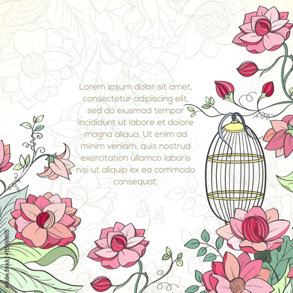 Obraz Invitation card for wedding