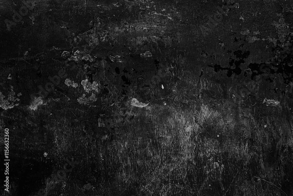 Fototapeta Real smudge black chalkboard texture in classroom school college concept kid dust map blackboard background for write front blank chalk board. Slate for student paint grunge old wall photography back