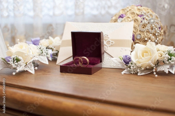 Fototapeta Wedding attributes 