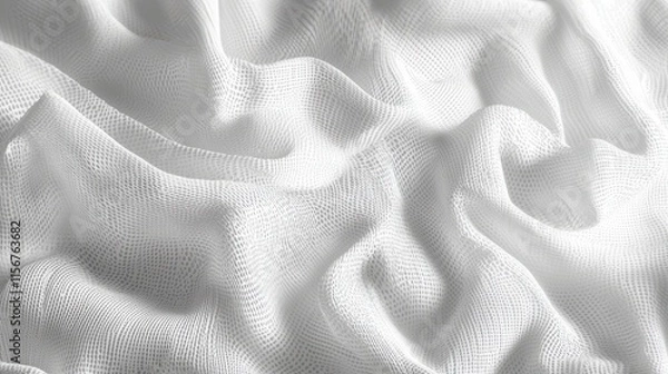 Obraz The Elegant White Fabric