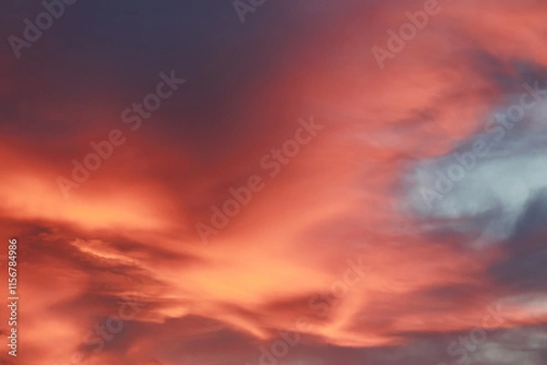 Fototapeta Dramatic Twilight Clouds.