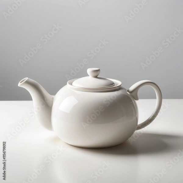 Obraz Elegant Ceramic Teapot with Lid