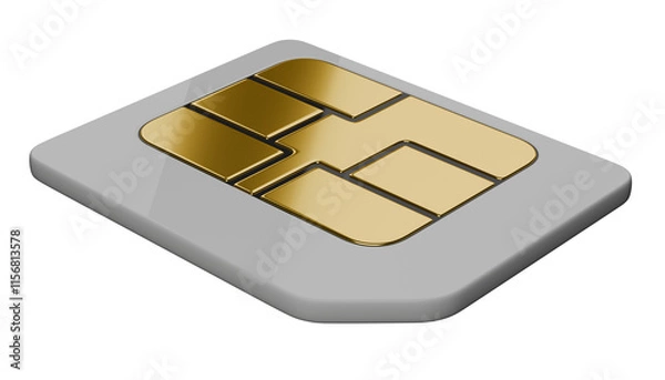 Obraz SIM card for mobile phone. Design template.