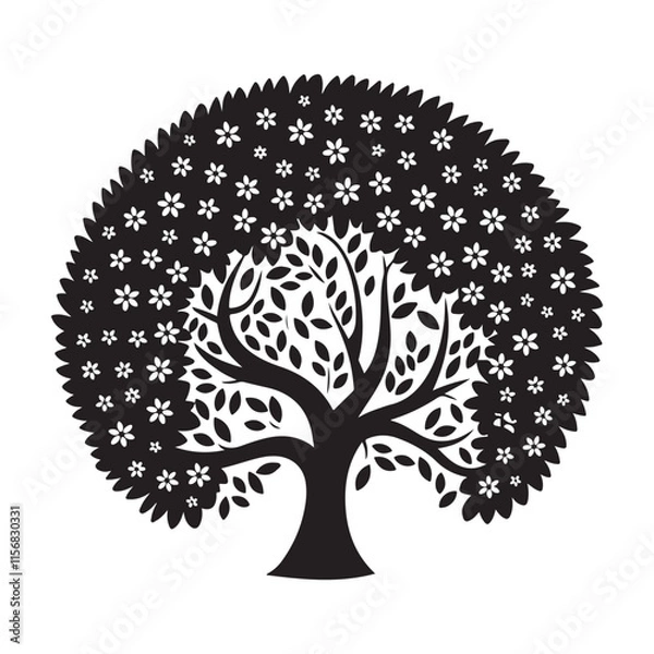 Obraz Big Tree icon vector illustration