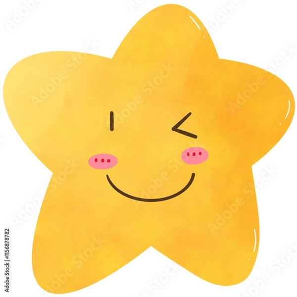 Fototapeta Star cartoon