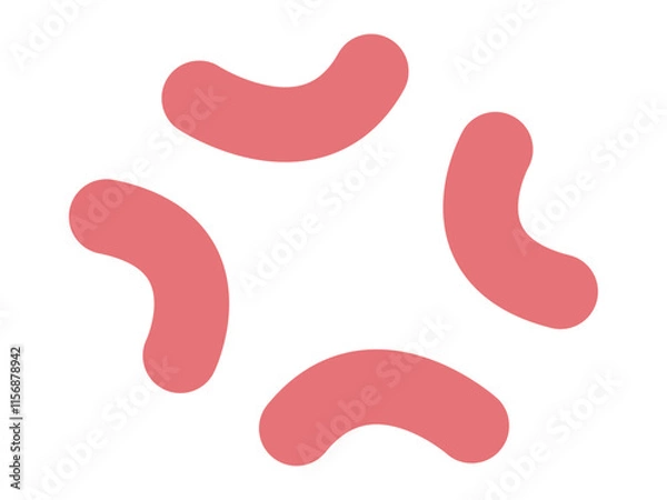 Fototapeta 怒りや腹立たしさ、ムカつきを表す感情表現のアイコン01