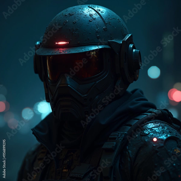 Obraz Future military concept built with artificial intelligence