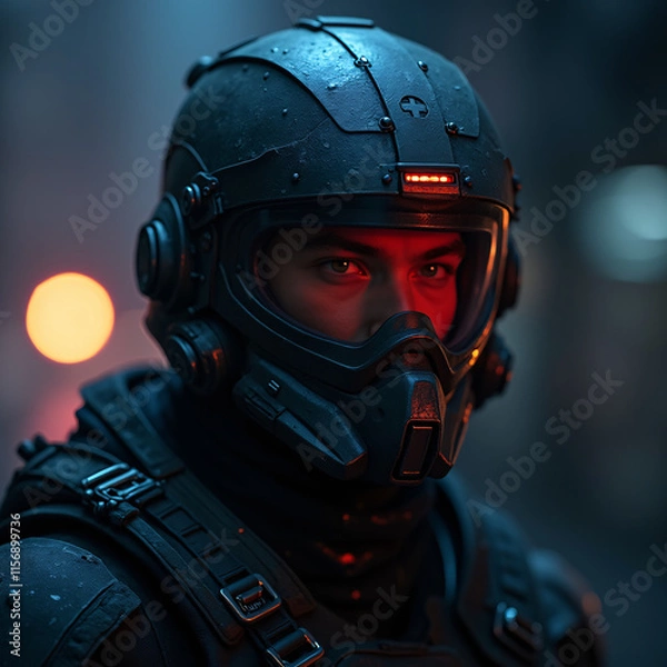 Obraz Future military concept built with artificial intelligence