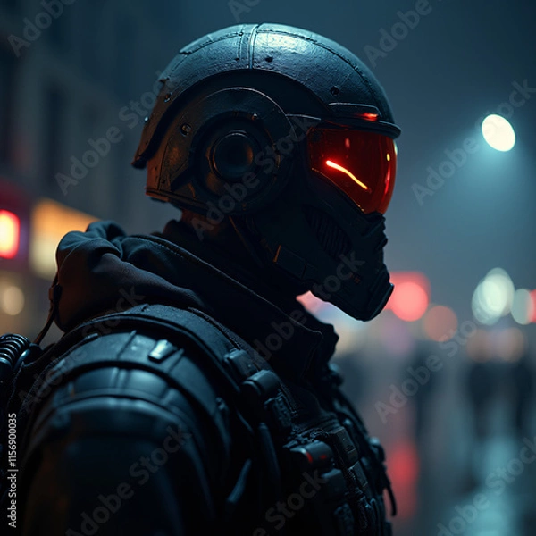 Obraz Future military concept built with artificial intelligence