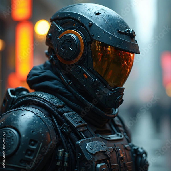 Obraz Future military concept built with artificial intelligence