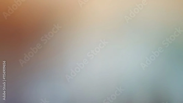 Fototapeta blurred bands of orange, brown, and blue grainy gradient Abstract background