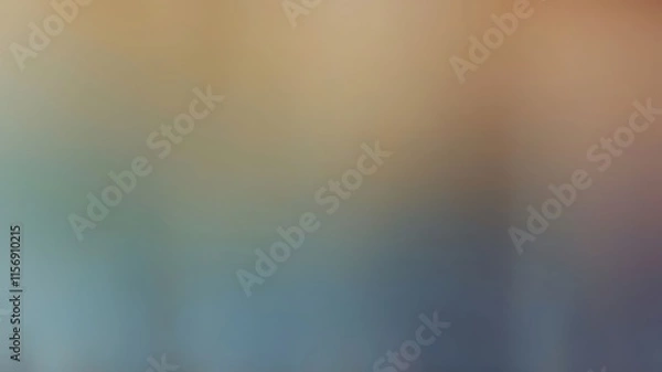 Obraz blurred bands of orange, brown, and blue grainy gradient Abstract background