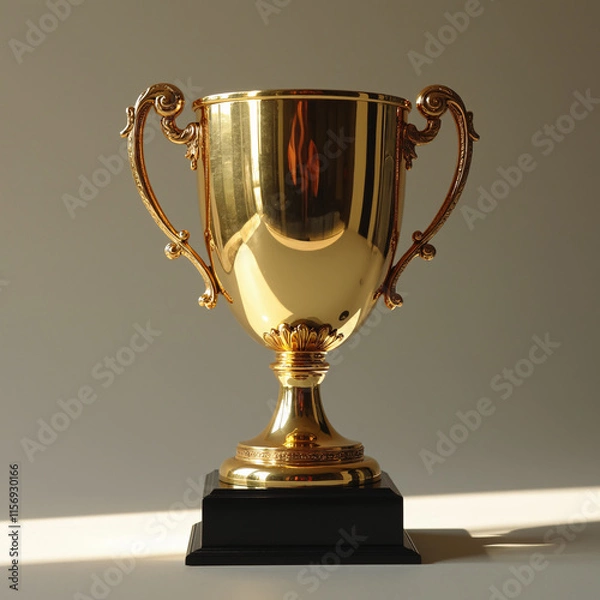 Obraz trophy and achievement image created with artificial 