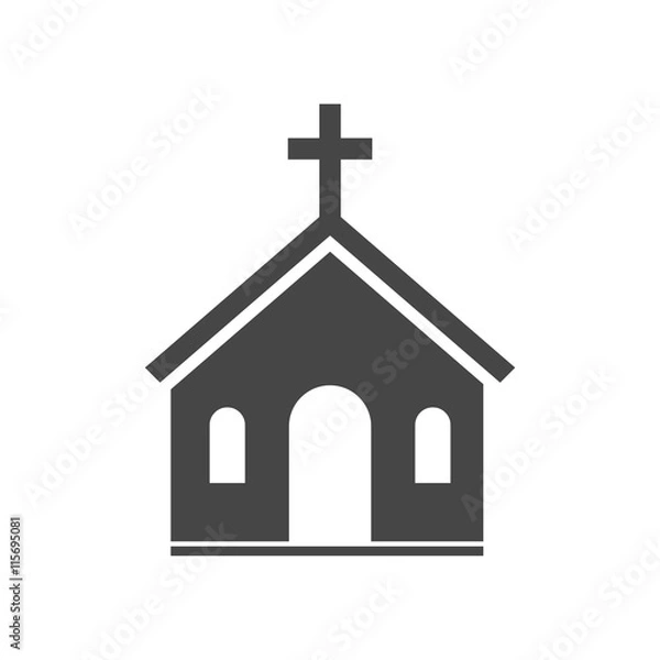 Obraz Vector church icon 