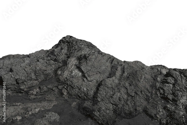 Obraz rock isolated transparency background.
