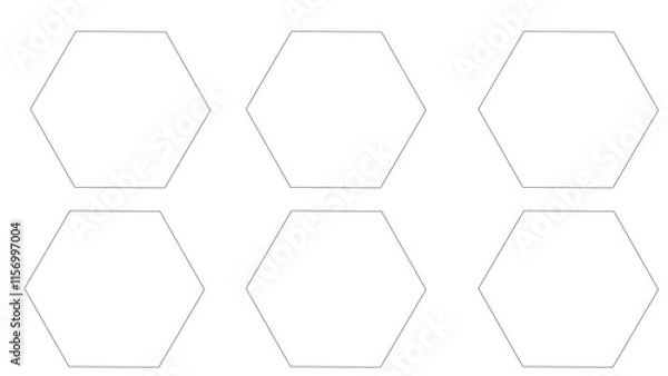 Fototapeta  vector geometry pentagonal