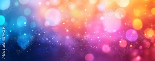 Fototapeta Abstract Background: Colorful Bokeh