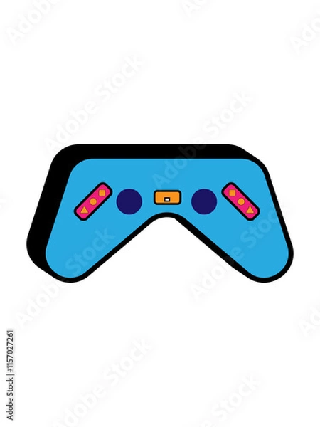 Fototapeta gameboy with a colorfull thing in it