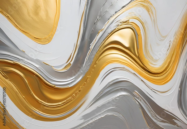 Fototapeta abstract background with golden  lines