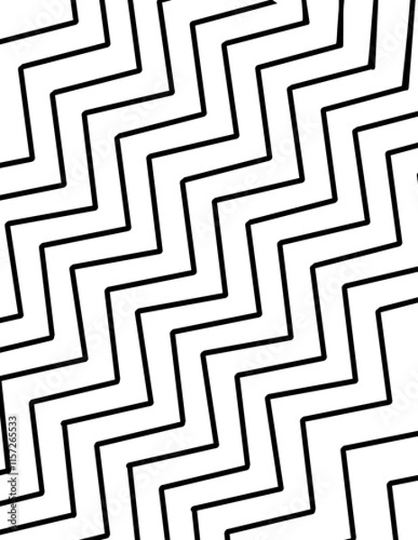 Fototapeta Line Pattern Drawing And Design