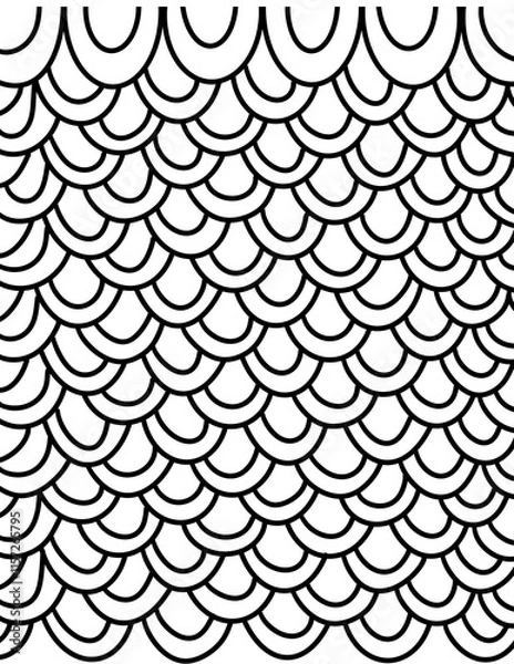 Fototapeta Line Pattern Drawing And Design