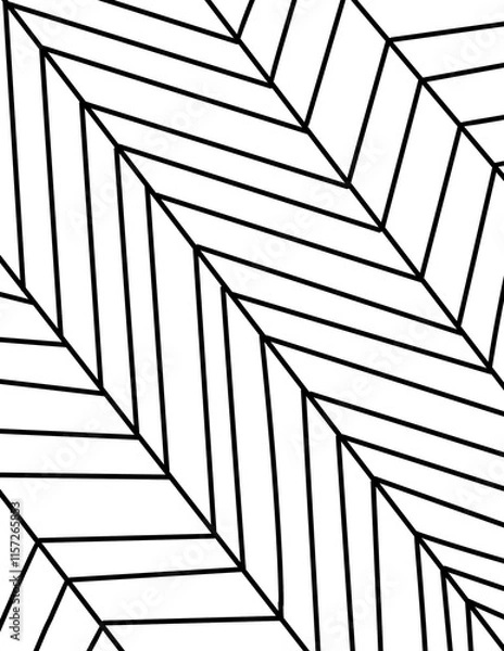 Fototapeta Line Pattern Drawing And Design