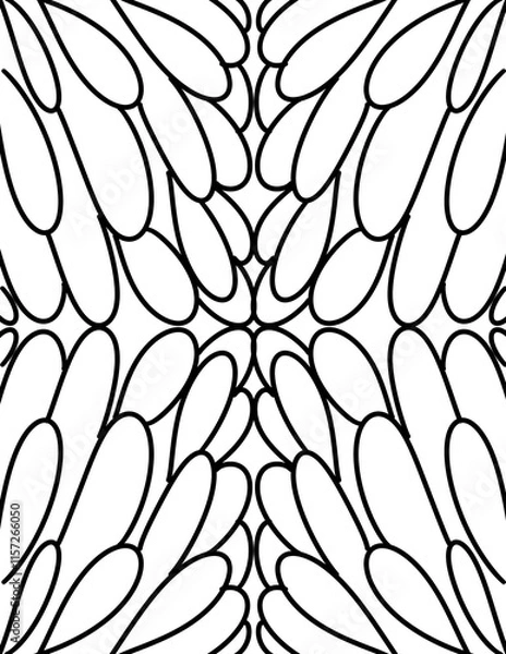 Fototapeta Line Pattern Drawing And Design