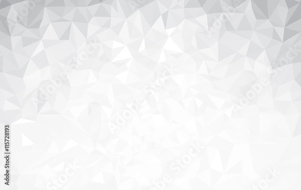 Obraz Vector abstract gray, triangles background.