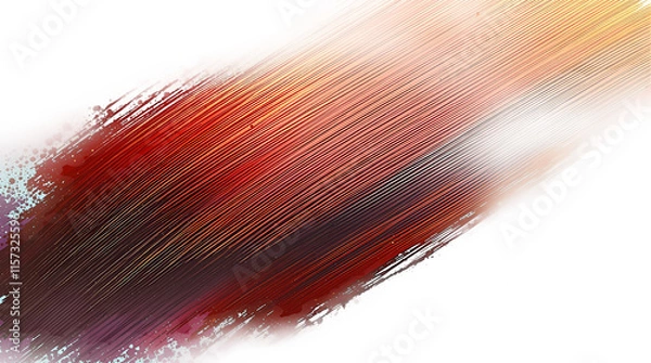 Fototapeta dark red and burgundy brush stroke with fine line texture and splash effect background isolated in transparent background, generative ai