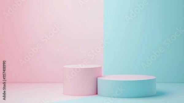 Fototapeta 抽象的なデザインアートの背景画像