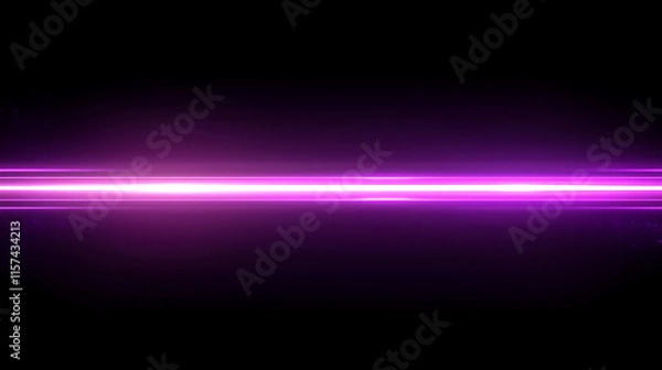 Obraz Vibrant purple light streaks on a dark background