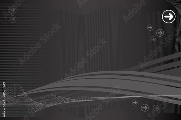 Obraz Modern technology wave background