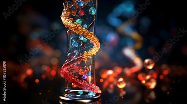 Fototapeta Creating a drug genetic engineering