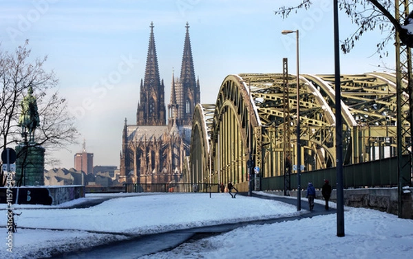 Obraz Kölner Dom in Winter