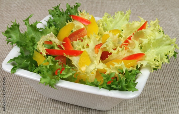 Fototapeta Vegetable salad