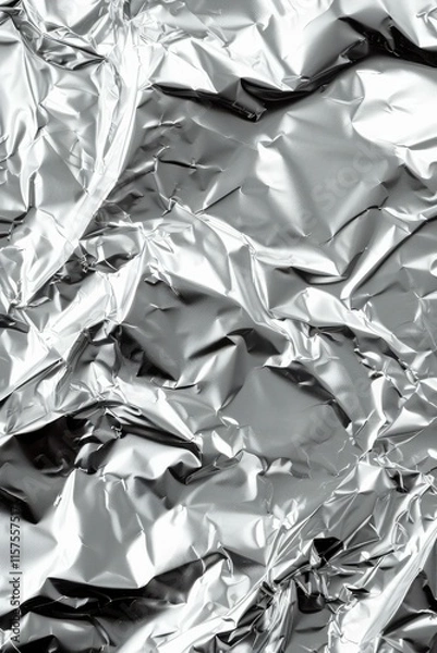 Fototapeta silver foil texture background