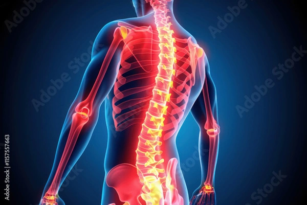 Fototapeta Learn about cutting-edge treatments available for back pain management and their effectiveness