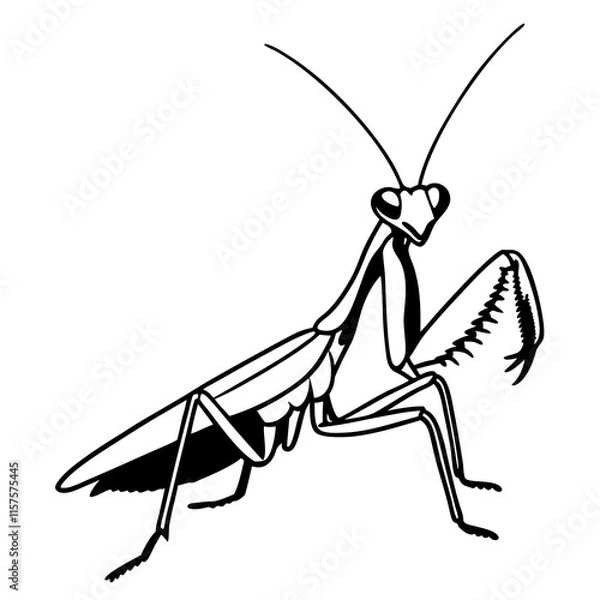 Fototapeta praying vector