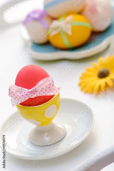 Fototapeta Spotty Easter Eggs