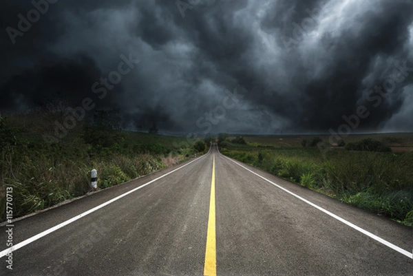 Obraz the road to storm