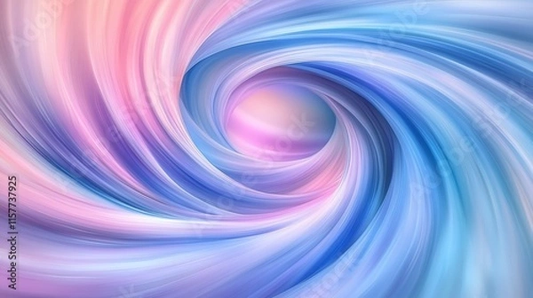 Fototapeta Abstract pastel swirl vortex background.