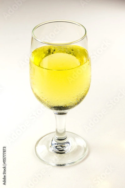 Obraz white wine glass