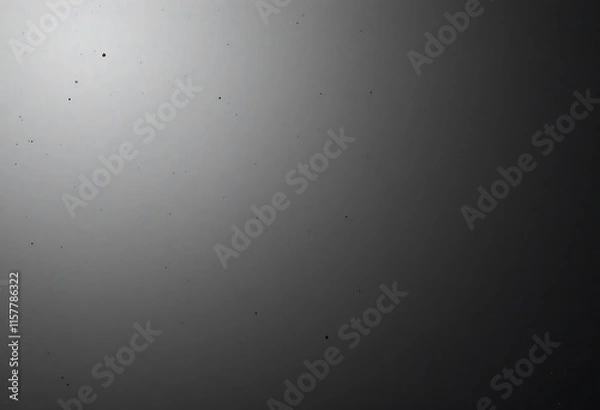Fototapeta Monochrome Smooth Grey Gradient Grain Texture Background Design with Copy Space